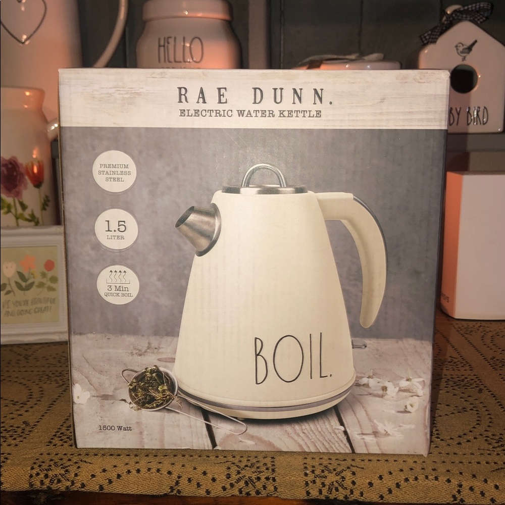Rae Dunn BOIL Electric Water Kettle